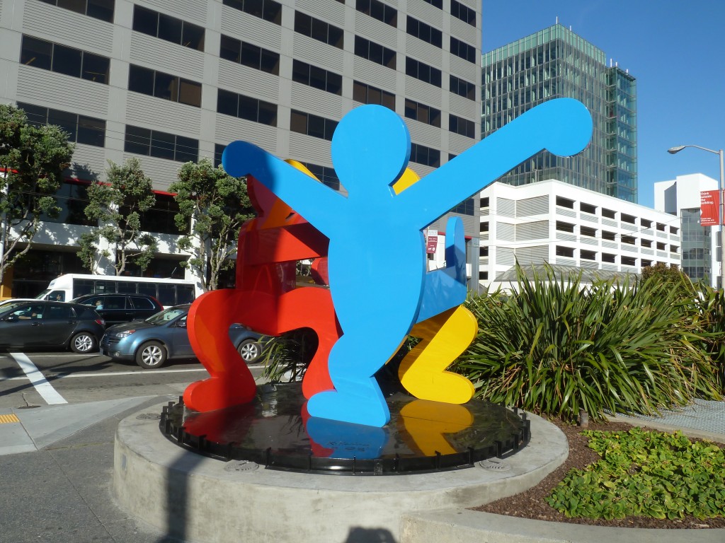 Keith Haring sculpture